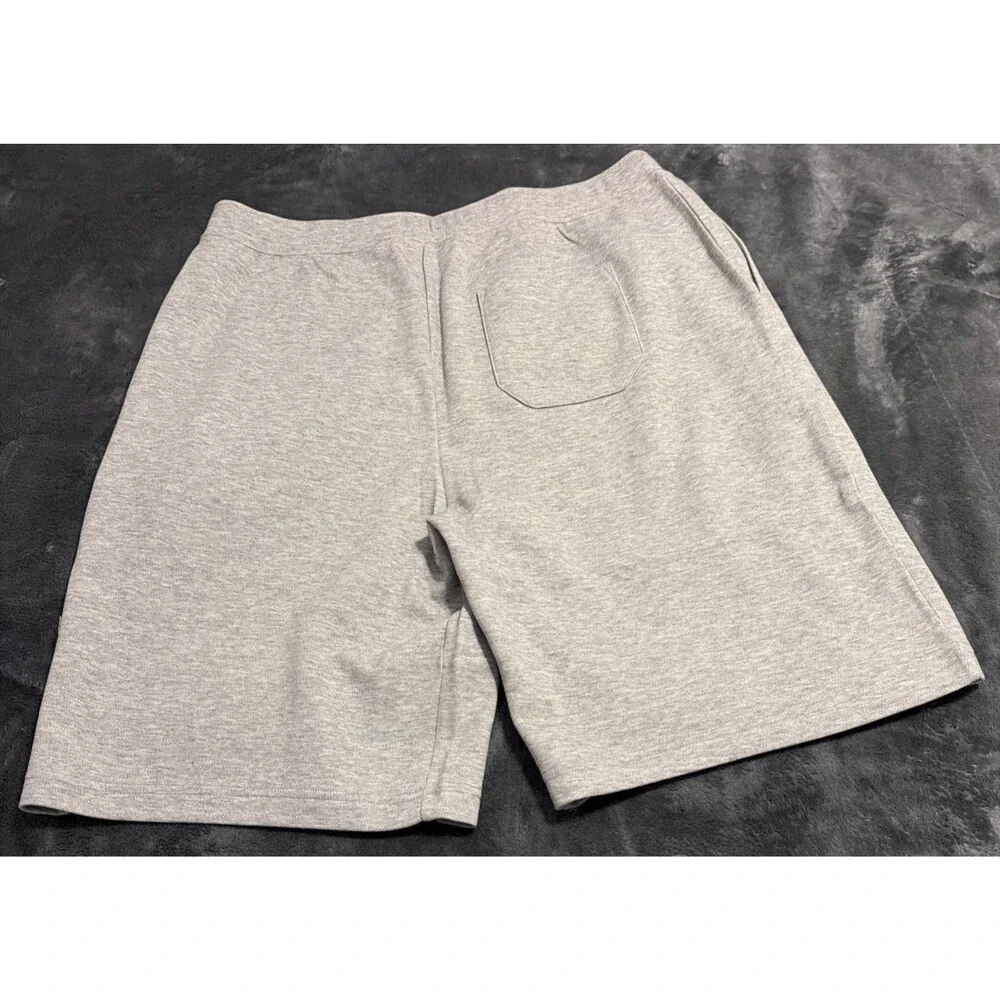 LARGE TALL Mens Polo Ralph Lauren Solid Knit Shorts Grey